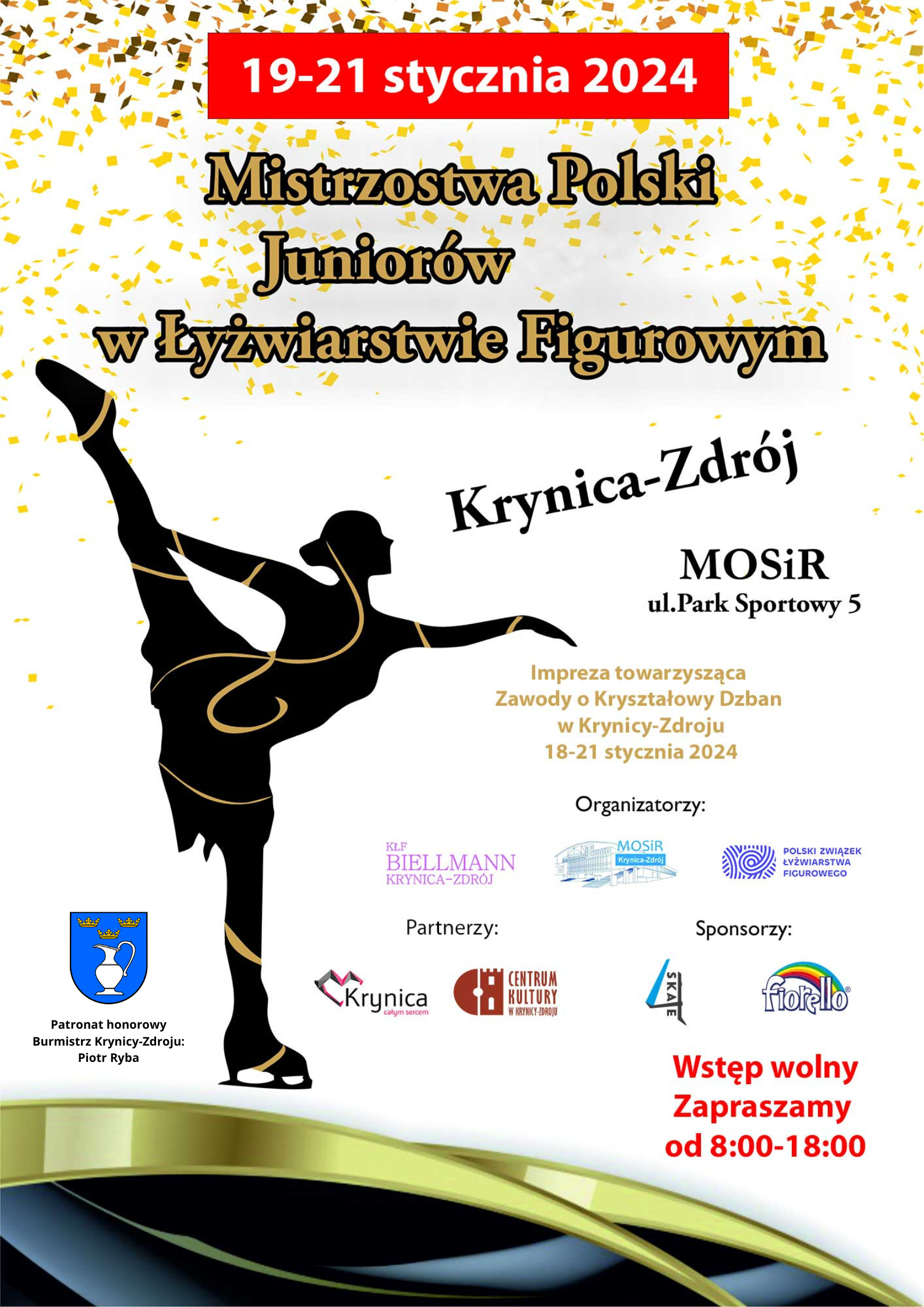 Patronat honorowy Burmistrz Krynicy-Zdroju Piotr Ryba