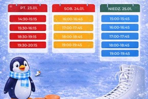 WEEKENDOWE ŚLIZGAWKI W HALI LODOWEJ MOSiR&nbsp;