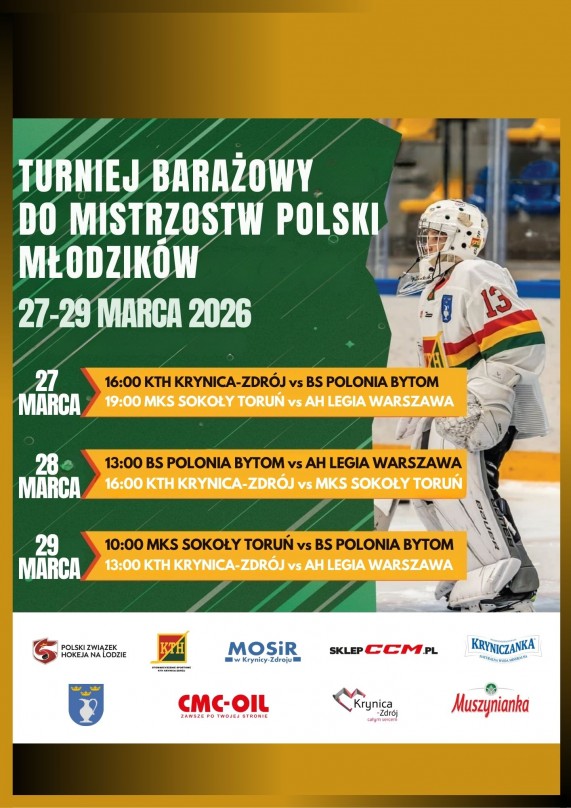 TURNIEJ BARAŻOWY DO MISTRZOSTW POLSKI MŁODZIKÓW (A3)